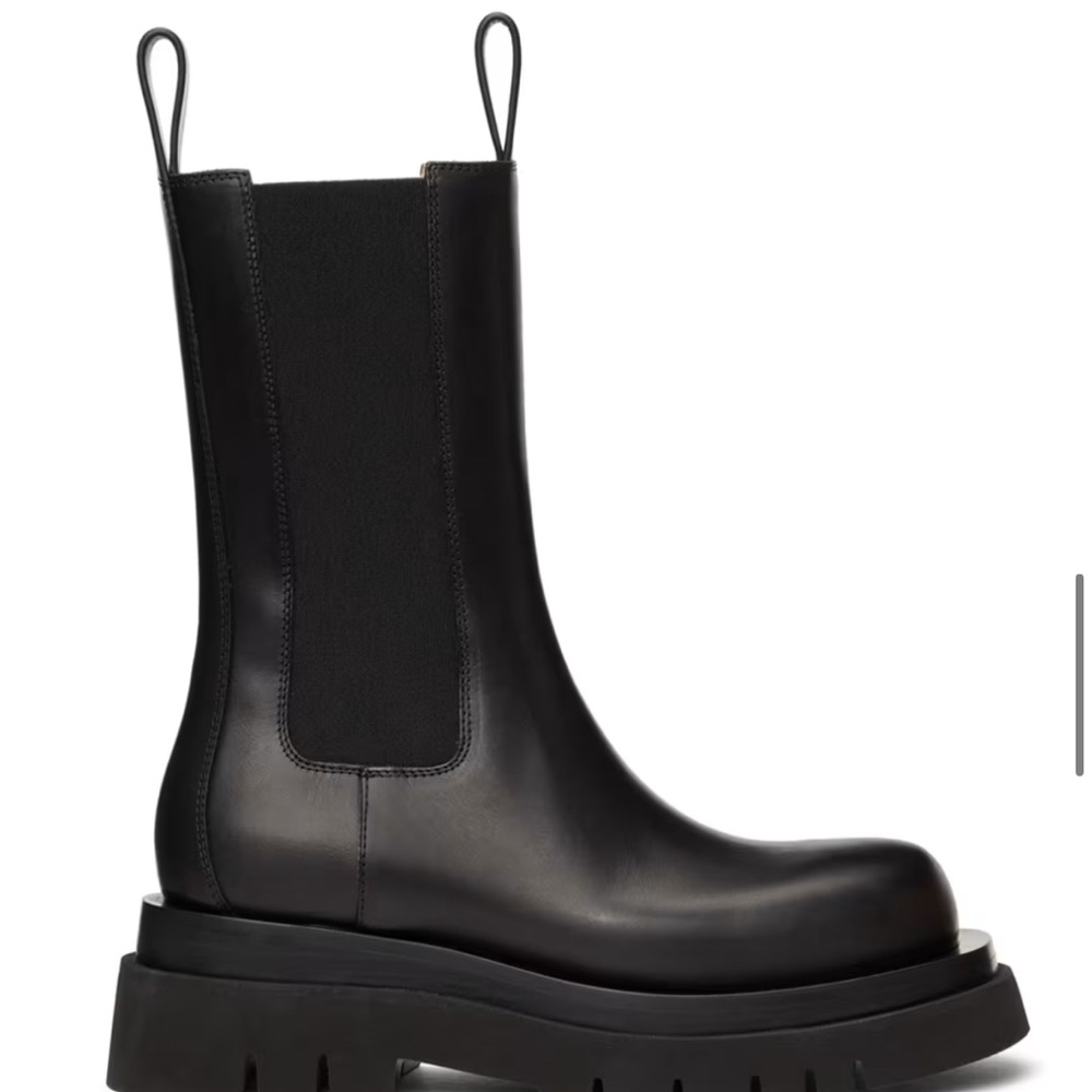 Bottega Veneta NEW “The Lug” leather boots black 39